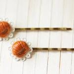 Miniature Food Jewelry - Butter Croissant Hair..