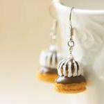 Miniature Food Jewelry - Chocolate Religieuse..