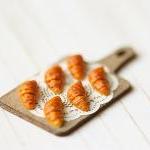 Dollhouse Miniature Food - Mini Butter Croissants..