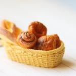Bread Basket Pendant - French Bread Pendant -..