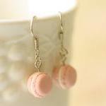 Miniature Food Jewelry - Soft Pink French Macaron..