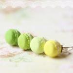 Miniature Food Earrings - French Macaron Earrings..