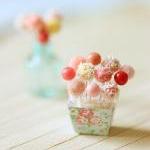 Dollhouse Miniature Food - Sweet Cake Pops In 1/12..